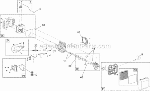 Part Location Diagram of 121-4199 Toro Spark Plug
