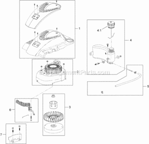Part Location Diagram of 121-4163 Toro Fuel Cap