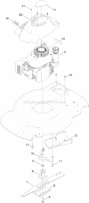 Part Location Diagram of 130-2360 Toro Decal-Shroud