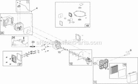 Part Location Diagram of 121-0390 Toro Ignition Coil Kit