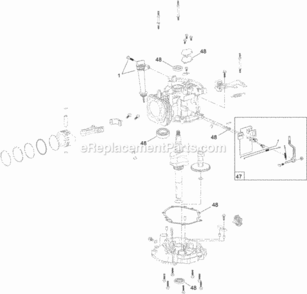 Dipstick_Brake_And_Governor_Arm_Assembly Diagram and Parts List for 20373 314000001 - 314999999 Toro Lawn Mower