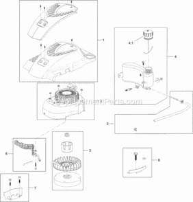 Shroud_Flywheel_And_Fuel_Tank_Assembly Diagram and Parts List for 20373 314000001 - 314999999 Toro Lawn Mower