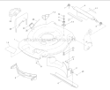 Housing And Rear Deflector Assembly Diagram and Parts List for 20377 2014 Toro Lawn Mower