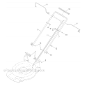 Handle Assembly Diagram and Parts List for 20377 2014 Toro Lawn Mower