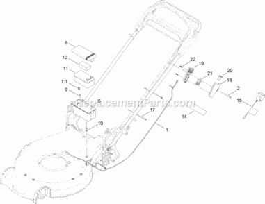 Part Location Diagram of 125-5025 Toro Harness-Wire, Es