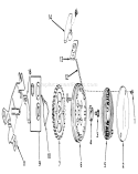 Rewind Starter Diagram and Parts List for 20403 7000001-7999999 - 1977 Toro Lawn Mower