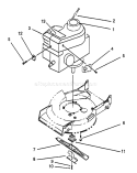 Part Location Diagram of 92-1599-03 Toro Stiffener-Blade