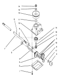 Part Location Diagram of 92-2259 Toro Gear Case Assembly