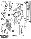 Engine Diagram and Parts List for 20433 39000001-39999999 - 1993 Toro Lawn Mower