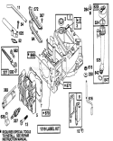 Engine Diagram and Parts List for 20434 3900001-3999999 - 1993 Toro Lawn Mower