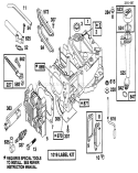 Engine Diagram and Parts List for 20435WF 39000001-39999999 - 1993 Toro Lawn Mower