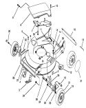 Part Location Diagram of 92-2281 Toro Decal - Deck