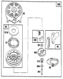 Page F Diagram and Parts List for 20436WF 39000001-39999999 - 1993 Toro Lawn Mower