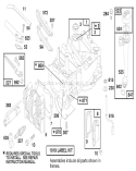 Engine Diagram and Parts List for 20436 49000001-49999999 - 1994 Toro Lawn Mower