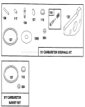 Engine Diagram and Parts List for 20438WF 39000001-39999999 - 1993 Toro Lawn Mower