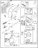 Page E Diagram and Parts List for 20439WF 39000001-39999999 - 1993 Toro Lawn Mower