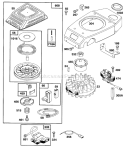 Page F Diagram and Parts List for 20439WF 39000001-39999999 - 1993 Toro Lawn Mower
