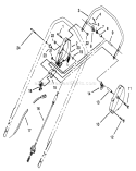 Traction Control Assembly Diagram and Parts List for 20439 39000001-39999999 - 1993 Toro Lawn Mower