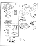 Page F Diagram and Parts List for 20439 39000001-39999999 - 1993 Toro Lawn Mower