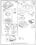 Page F Diagram and Parts List for 20439 49000001-49999999 - 1994 Toro Lawn Mower