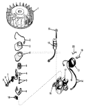 Part Location Diagram of 32517 Tecumseh Flywheel (w/ring gear)