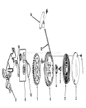 Page J Diagram and Parts List for 20440 5000001-5999999 - 1975 Toro Lawn Mower