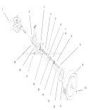 Rear Axle Assembly Diagram and Parts List for 20444 5900001-5999999 - 1995 Toro Lawn Mower