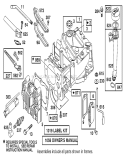Cylinder Assembly Briggs and Stratton 127802-0640-01 Diagram and Parts List for 20444 5900001-5999999 - 1995 Toro Lawn Mower