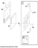 Page E Diagram and Parts List for 20450 8900001-8999999 - 1998 Toro Lawn Mower