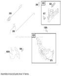 Page F Diagram and Parts List for 20450 8900001-8999999 - 1998 Toro Lawn Mower