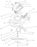 Engine Assembly Diagram and Parts List for 20452 8900001-8999999 - 1998 Toro Lawn Mower