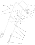 Part Location Diagram of 71-0960 Toro Support-Cable