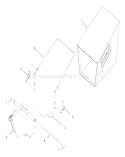 Rear Bagging Assembly (model No. 20453 Only) Diagram and Parts List for 20453 6900001-6999999 - 1996 Toro Lawn Mower