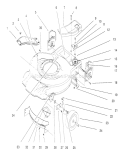Housing Assembly Diagram and Parts List for 20444 6900001-6999999 - 1996 Toro Lawn Mower