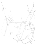 Rear Bagging Ass-Y (model No. 20454 Only) (cont.) Diagram and Parts List for 20454 6900001-6999999 - 1996 Toro Lawn Mower