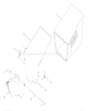 Rear Bagging Assembly (model No. 20454 Only) Diagram and Parts List for 20454 6900001-6999999 - 1996 Toro Lawn Mower