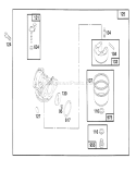 Page E Diagram and Parts List for 20444 6900001-6999999 - 1996 Toro Lawn Mower