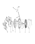 Rewind Starter No. 590519 Diagram and Parts List for 20456 6000001-6999999 - 1976 Toro Lawn Mower