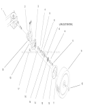Gearcase & Wheel Assembly Diagram and Parts List for 20457 7900001-7999999 - 1997 Toro Lawn Mower