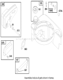 Page K Diagram and Parts List for 20448 7900001-7999999 - 1997 Toro Lawn Mower