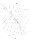 Gearcase & Wheel Assembly Diagram and Parts List for 20448 7900001-7999999 - 1997 Toro Lawn Mower