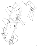 Part Location Diagram of 93-4193 Toro Control - Throttle