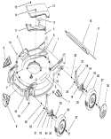 Part Location Diagram of 93-3696 Toro Decal - Deck