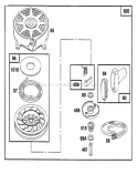 Page J Diagram and Parts List for 20463 6900001-6999999 - 1996 Toro Lawn Mower