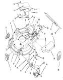 Part Location Diagram of 66-0540 Toro Front Spring Arm Asm