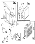 Page D Diagram and Parts List for 20464 5900001-5999999 - 1995 Toro Lawn Mower