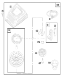 Page G Diagram and Parts List for 20464 6900001-6999999 - 1996 Toro Lawn Mower