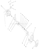 Rear Axle Assembly Diagram and Parts List for 20465 790000001-799999999 - 1997 Toro Lawn Mower