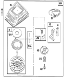 Page O Diagram and Parts List for 20465 5900001-5999999 - 1995 Toro Lawn Mower