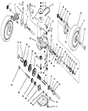 Gear Case Assebmly Diagram and Parts List for 20465 5900001-5999999 - 1995 Toro Lawn Mower